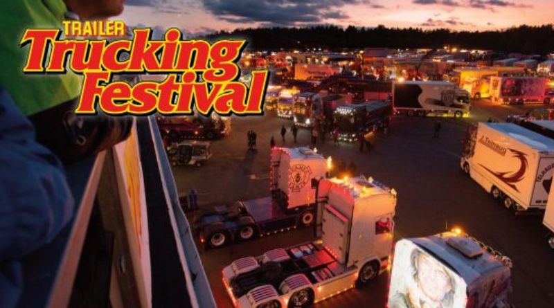 Färgstarka lastbilar på Trailer Trucking Festival 2025 – en samlingsplats för lastbilsentusiaster.