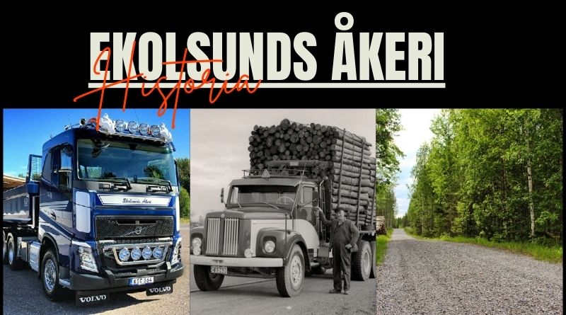 Ekolsunds Åkeri – tre generationer av transport- och schakttjänster i Mälardalen.