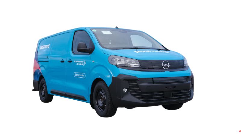 Postnord elektriska transportbilar Opel Vivaro Electric