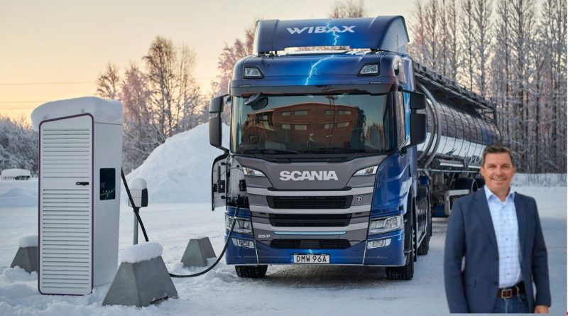 Scania 64-tons ellastbil klimatlösning