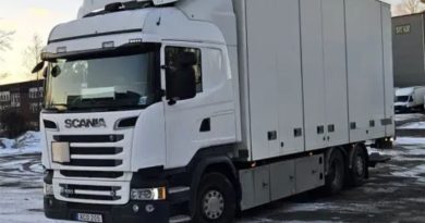 Vit Scania R580 stulen i Almnäs - Södertälje