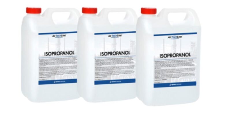 AdTechLine® Isopropanol 12st x 1liter: 99,5% ren för rengöring av elektronik och mekaniska delar.