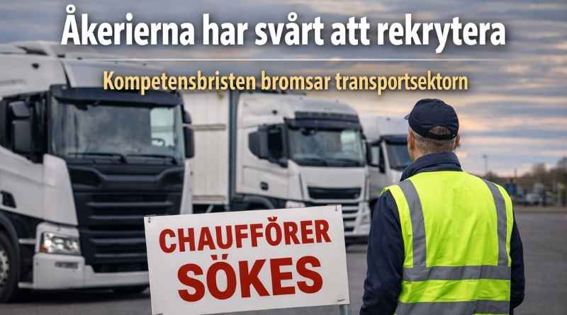 Åkerierna har svårt att rekrytera