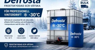 Defrosta frostskyddad SCR-vätska för professionell vinterdrift ned till −30°C med bulk, 210 liters fat och 1000 liters IBC